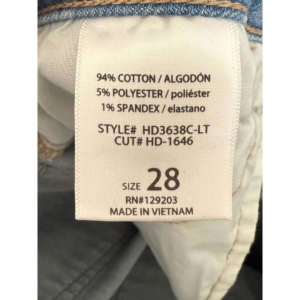 Women's Light Blue Flare Jeans - Picture 10 of 14